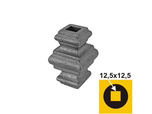 Forged sleeve h65, b40x40mm
